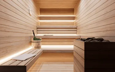 Sauna area
